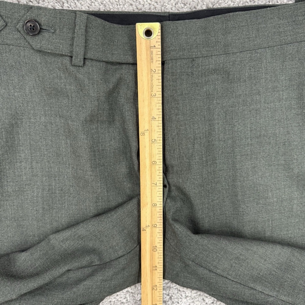 Men's Dress Pants in Dark Gray - Classic Tailored Fit - Picture 4 of 11